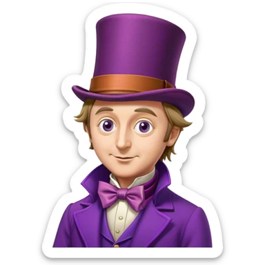 willy wonka sticker