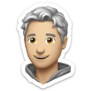 Coeur avc un M sticker