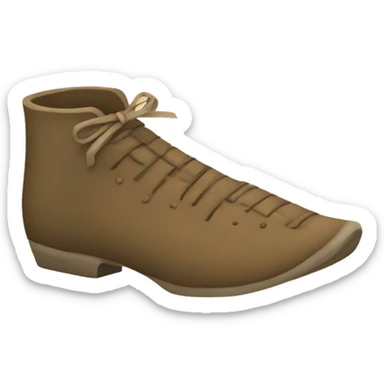 Suede Leather Medieval Shoes sticker
