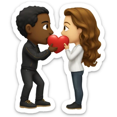 kiss-kiss sticker