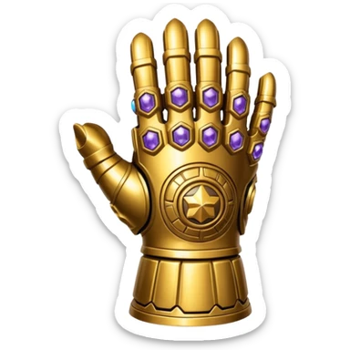Thanos Infinity Gauntlet sticker