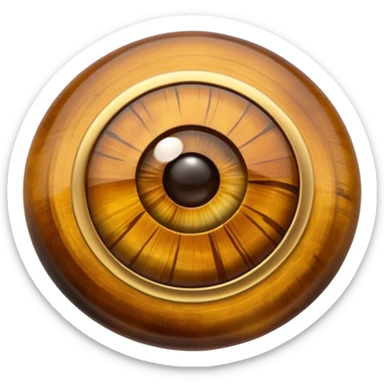 tiger eye gemstone sticker