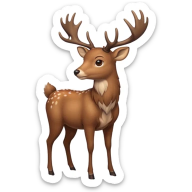 a new yeas's deer sticker