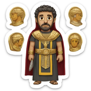 the 7th century byzantine emperor Maurice sticker