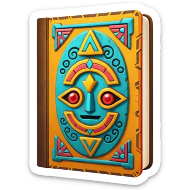 aztec book sticker