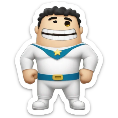 Captain Underpants sticker