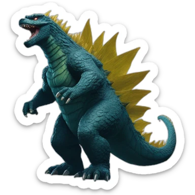 Godzilla (proportional) (Godzilla King of the Monsters, 2019) sticker
