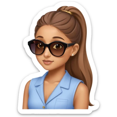 Ariana grande heading home from work  sticker
