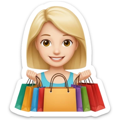Shopping sticker