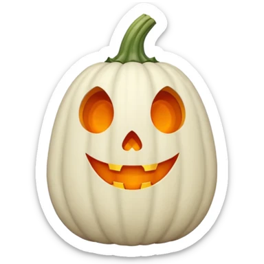 Dwarf White Pumpkin sticker