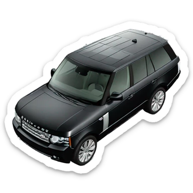 Land rover range Rover 2007 black sticker