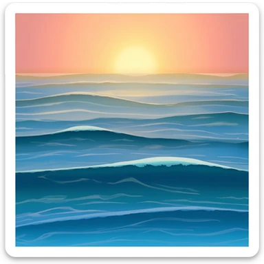 a full view of Ocean sticker