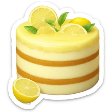 lemon cake sticker