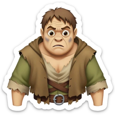 Quasimodo hunchback sticker