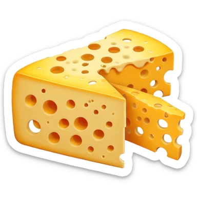 Chewed up cheese challenge  sticker