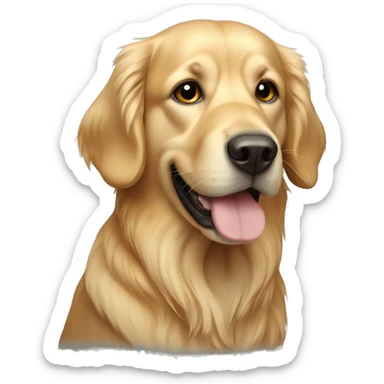 Golden retriver sticker
