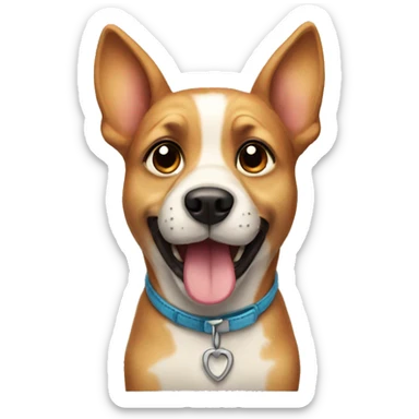 Cute dog sticker