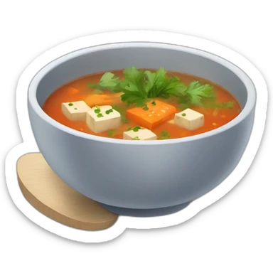vegetable tofu soup sticker