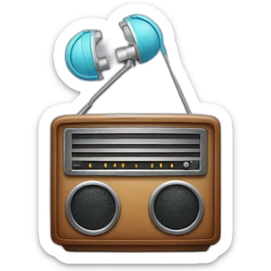 radio station sound music sticker