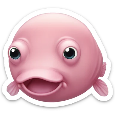 Blobfish sticker