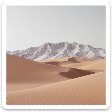 A modern desert mountain, wallpaper, modern sticker