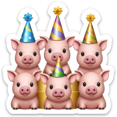 party pigs sticker