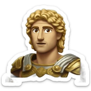 alexander the great sticker