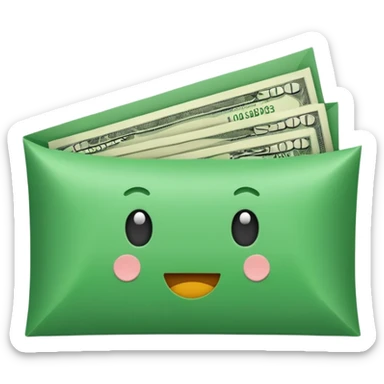billete verde sticker