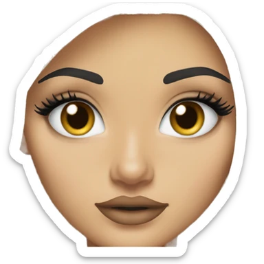 blonde kylie jenner with bkue eyes sticker