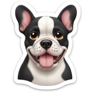 French buldog sticker