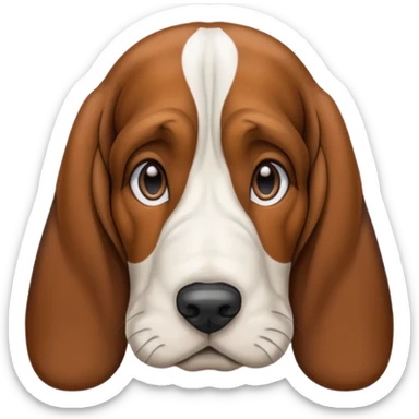 Basset hound sticker