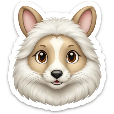 Danish doe wisk sticker