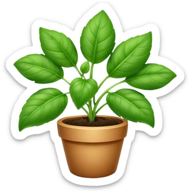 Basil emoji sticker