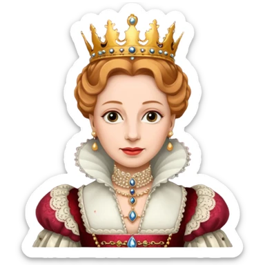queen elizabeth 1 sticker