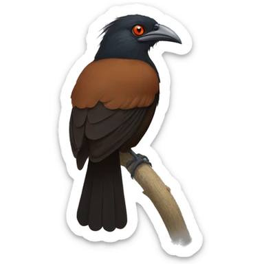 Greater coucal sticker