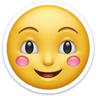 A sneaky winking emoji sticker