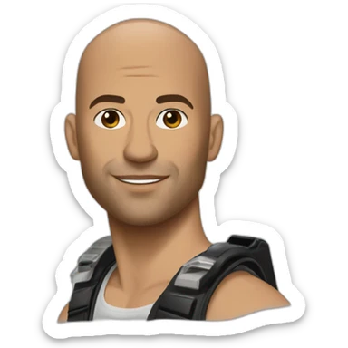 dominic toretto fast and furious sticker