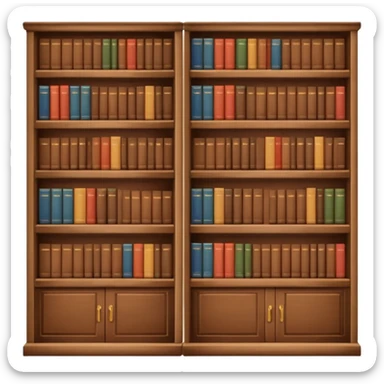 bookshelves sticker