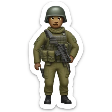 Bundeswehr reconnaissance soldier sticker