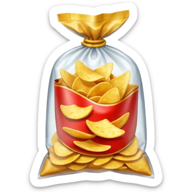 chips in a bag sticker