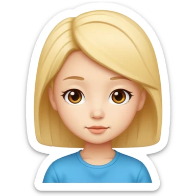 A chibi Cartoon sticker