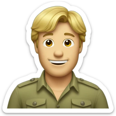 Steve Irwin  sticker