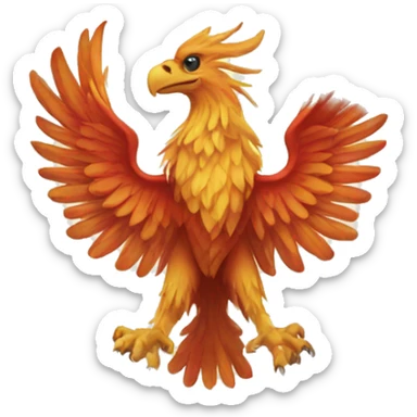 coat of arms of the phoenix sticker