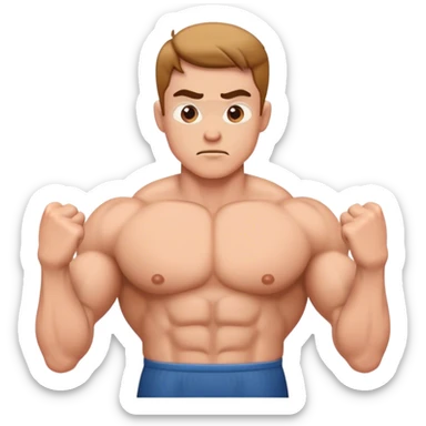 shrugs exercise sticker