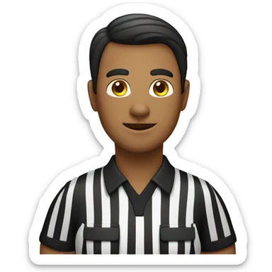assistant football referee  sticker