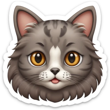 Pluto planet as a cat sticker