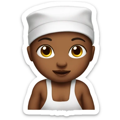 Nursing baby sticker