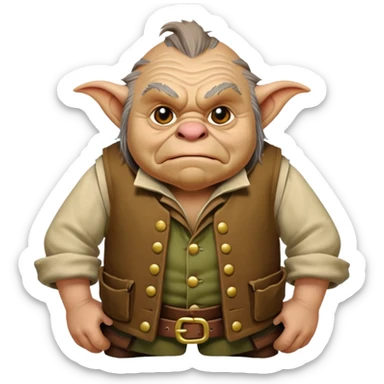 Hoggle Labyrinth movie sticker