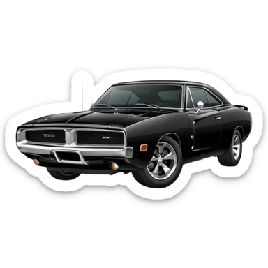 faz o dodge charge dos Velozes & Furiozos pra min? sticker