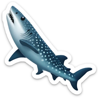 whale shark sticker